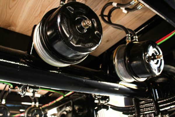 BWS trailer 30-30 spring brake pots air brake system on axle for maximum braking power and stability